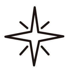 Isolated Star Shape Sketch Icon