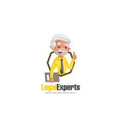 Legal Experts Mascot Logo