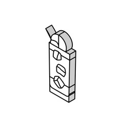 Tom Collins Cocktail Glass Drink Isometric Icon