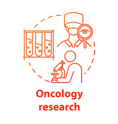 Oncology Research Concept Icon Laboratory