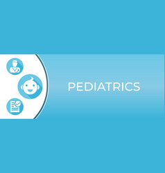 Blue And Yellow Pediatrics Background