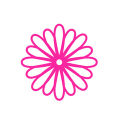 Deasy Flower Line Icon Logo