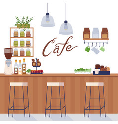 Cafe Bar Counter Background