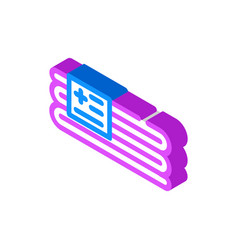 Emergency Blanket First Aid Isometric Icon