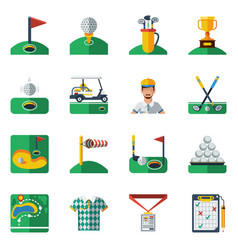 Golf Icons Set