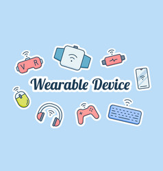 Wearable Device Iot Internet Of Things Concept