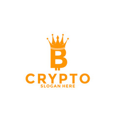 Mining Logo Crypto Currency Design Template