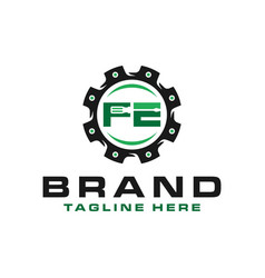 Car Parts Logo With The Letter Fe