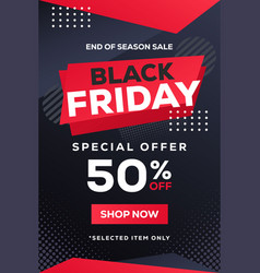 Gradient Black Friday Vertical Banner