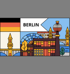 Berlin Flat Line Banner