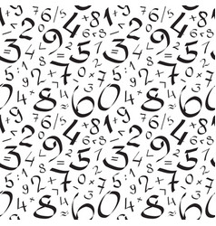 Numbers Seamless Pattern