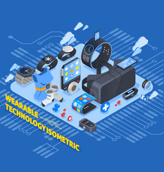 Wearable Technology Isometric Design