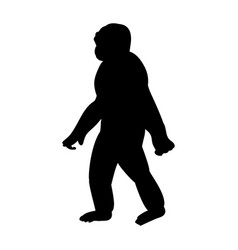 Yeti Snow Man Silhouette Legend