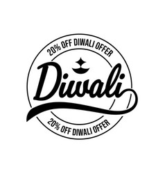 Diwali Offer Sticker Icon 20 Percent Off Diwali