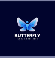 Logo Butterfly Gradient Colorful Style