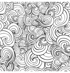 Big seamless pattern black and white stylized Vector Image