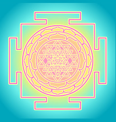 Sri Yantra Or Chakra Form Mystical