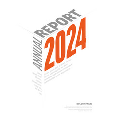 Annual Minimalistic Report Light Cover Template