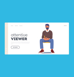 Attentive Viewer Landing Page Template Middle