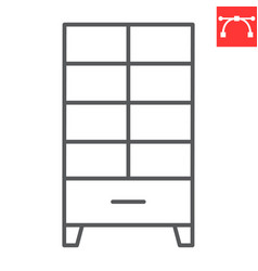 Cupboard Line Icon