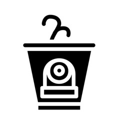 Hidden Camera Glyph Icon Flat