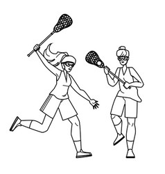 Lacrosse Sport Woman