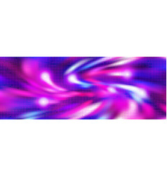 Abstract Bg With Purple Neon Swirl And Halftone