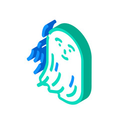 Fly Ghost Isometric Icon