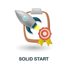 Solid Start Icon 3d From Performance Collection