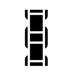 Box Chain Glyph Icon