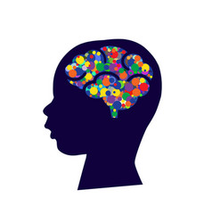 Child Brain Color Icon