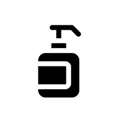 Hand Sanitizer Black Glyph Ui Icon