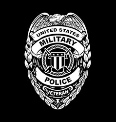 Us Military Police Veteran Badge