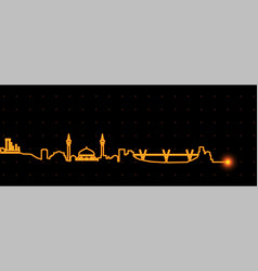 Amman Light Streak Skyline