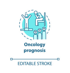 Oncology Prognosis Concept Icon Fight With Cancer