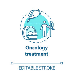 Oncology Treatment Concept Icon Chemotherapy