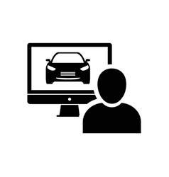 Car Shopping Icon Buying A Online