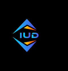 Iud Abstract Technology Logo Design On White