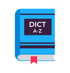 Flat Dictionary Icon