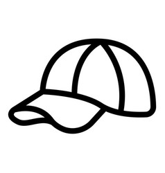 Clothing Cap Icon Outline Baseball Hat