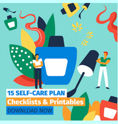 Self Care Plan Checklist And Printables Download