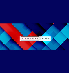 A Blue And Red Abstract Background With Squares