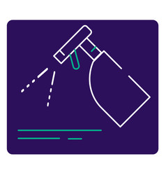 Covid 19 Disinfectant Stroke Icon