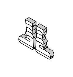 Feet Elf Little Isometric Icon