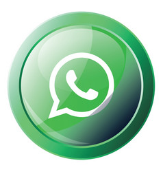 Wathsapp Logo Inside A Green Bubble Icon