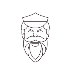 Bachelor Bearded Icon Logo