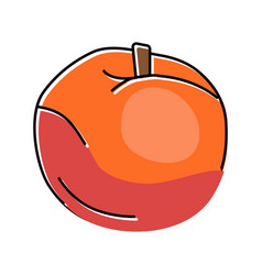 Ripe Peach Color Icon