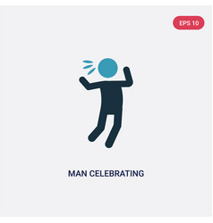 Two Color Man Celebrating Icon From People