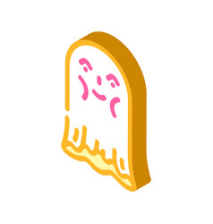 Cute Ghost Isometric Icon