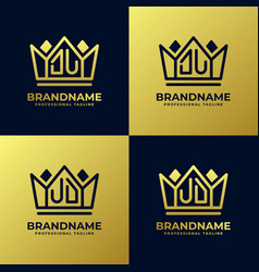 Letter Du And Ud Home King Logo Set Suitable